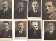 Bývalí divadelníci - Stanislav Jansa, Petr Faltejsek (truhlář), Karel Merta, Alexandr Hampl, Cyril Dušek, Josef Dušek, Jan Macháček (Cerátek), Karel Merta ml. 